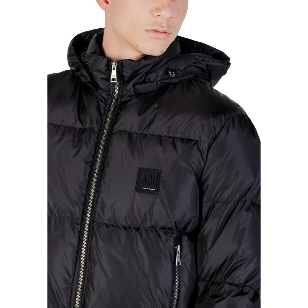 Armani Exchange Schwarze Polyamid-Bekleidung