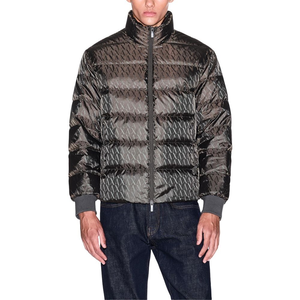 Armani Exchange Grüner Polyamid-Mantel