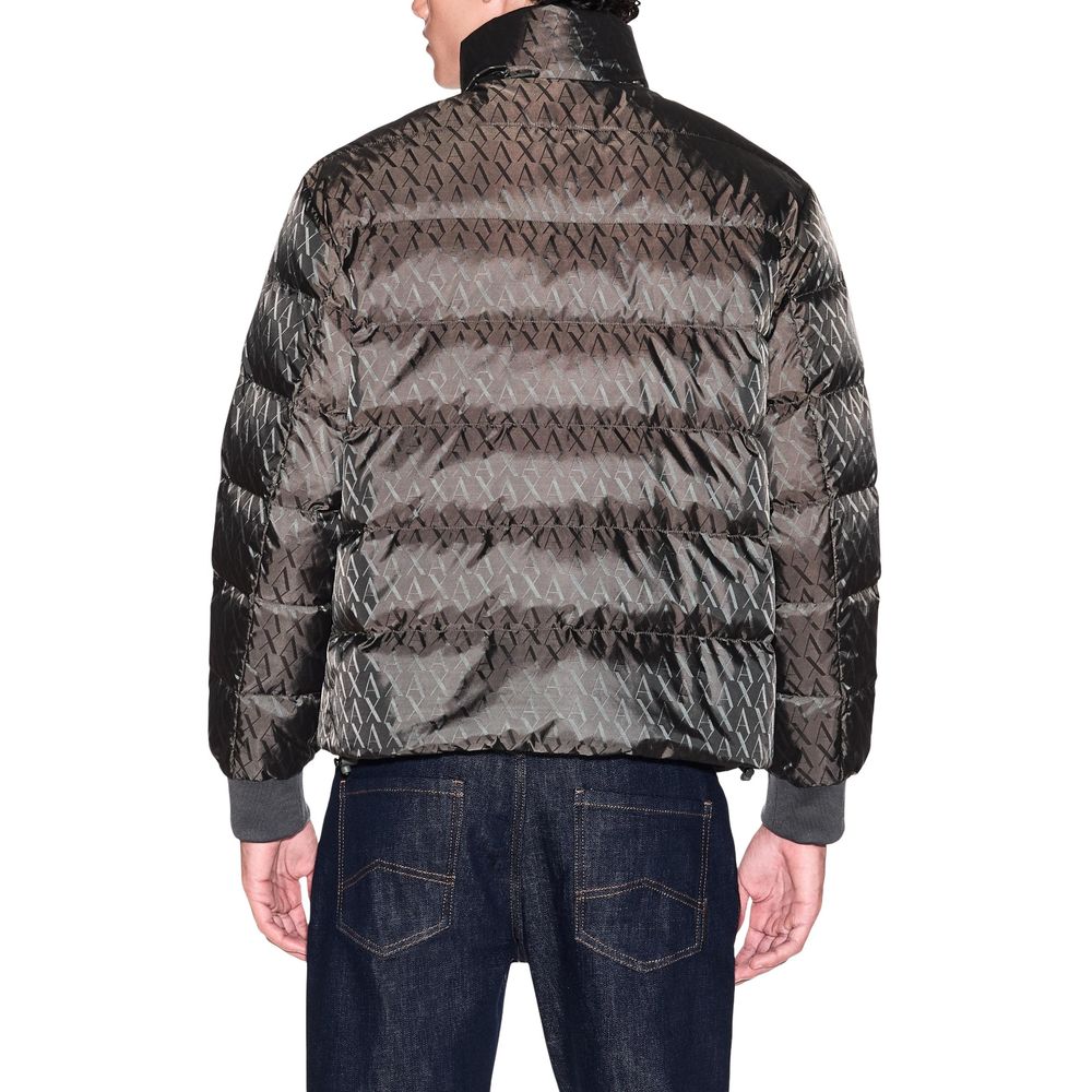 Armani Exchange Grüner Polyamid-Mantel