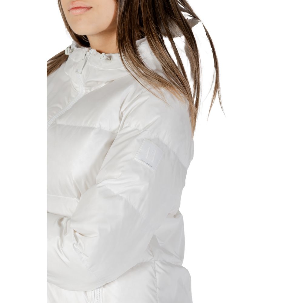 Armani Exchange Weiße Polyamid-Jacke