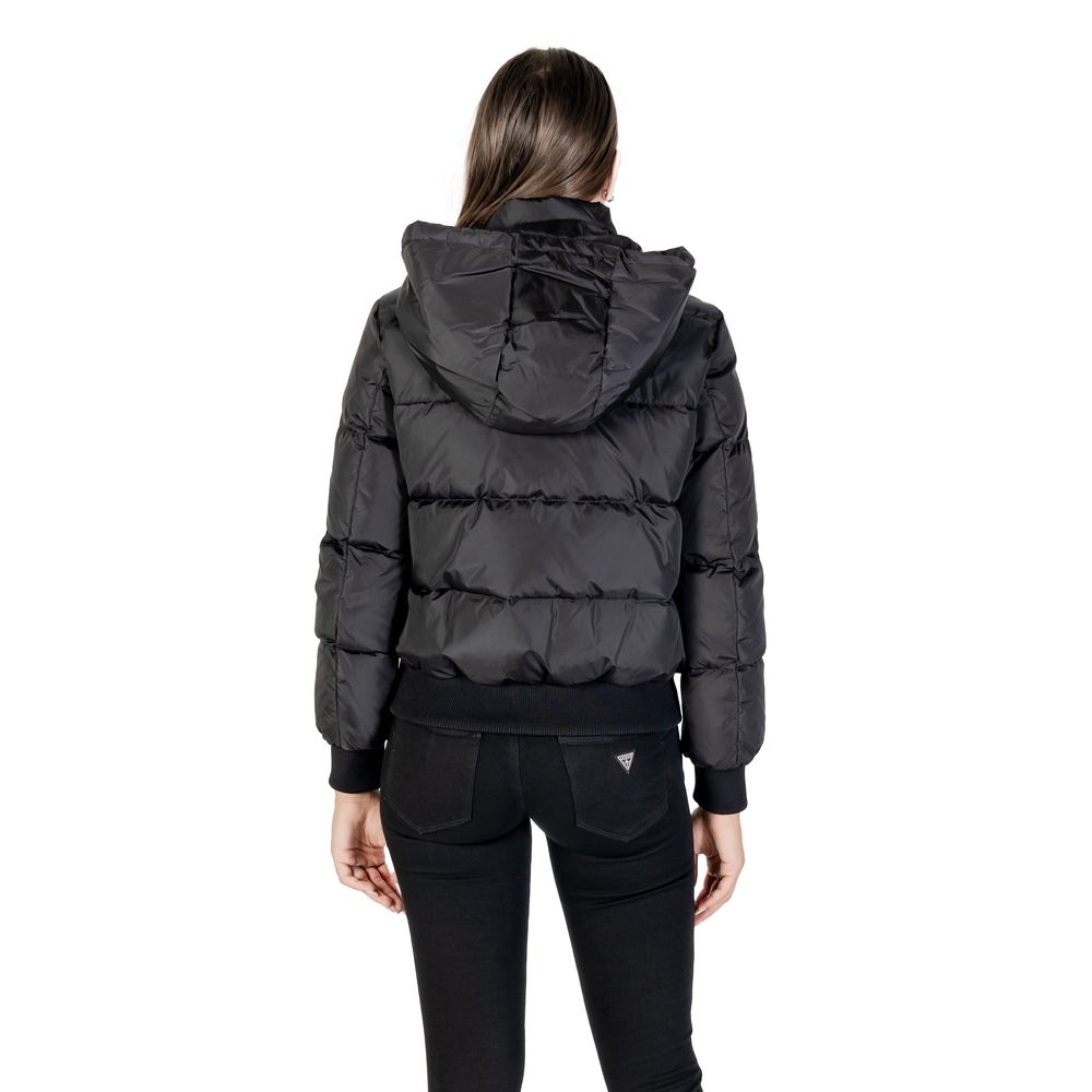 Armani Exchange Schwarze Polyamid-Shell-Jacke