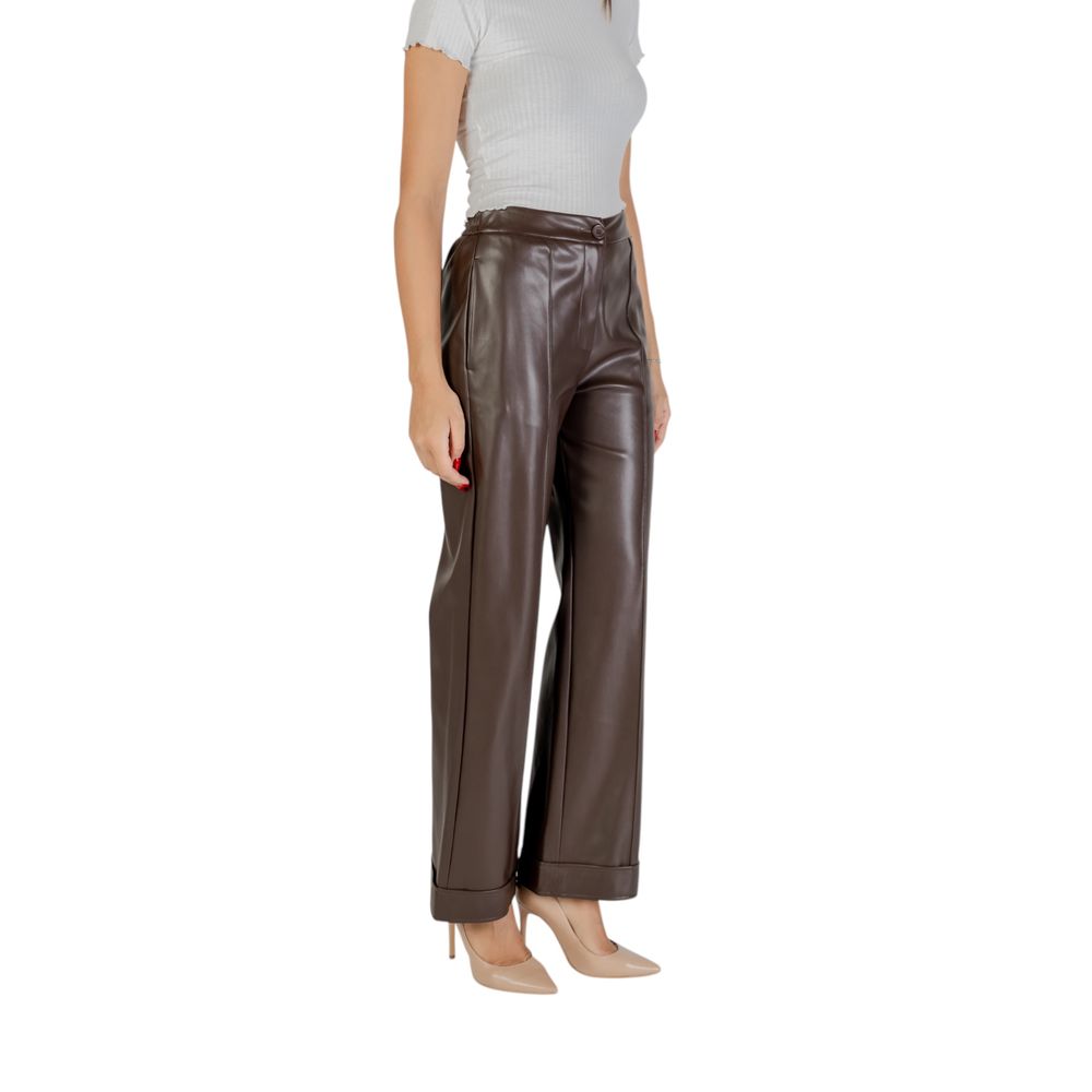 Liu Jo Braune Freizeithose aus Polyester