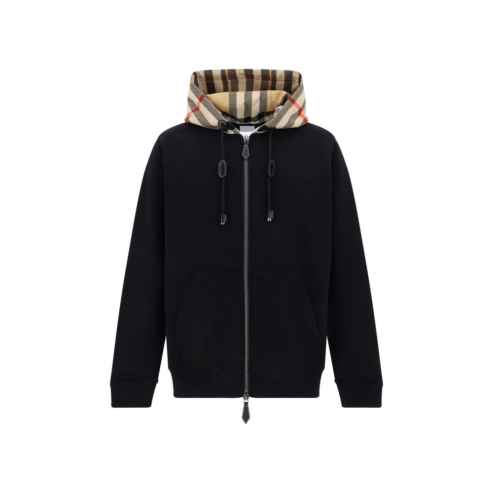 Burberry Schwarzer Baumwoll-Sweatshirt