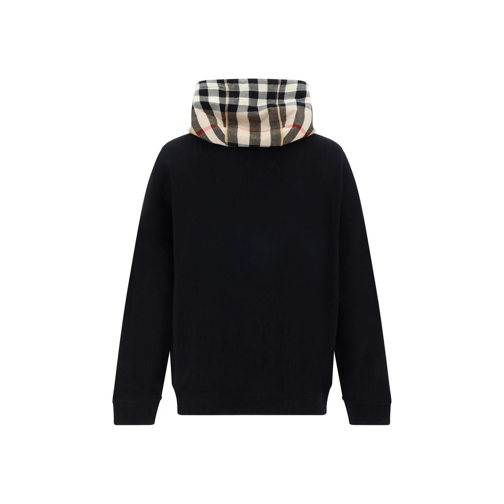Burberry Schwarzer Baumwoll-Sweatshirt