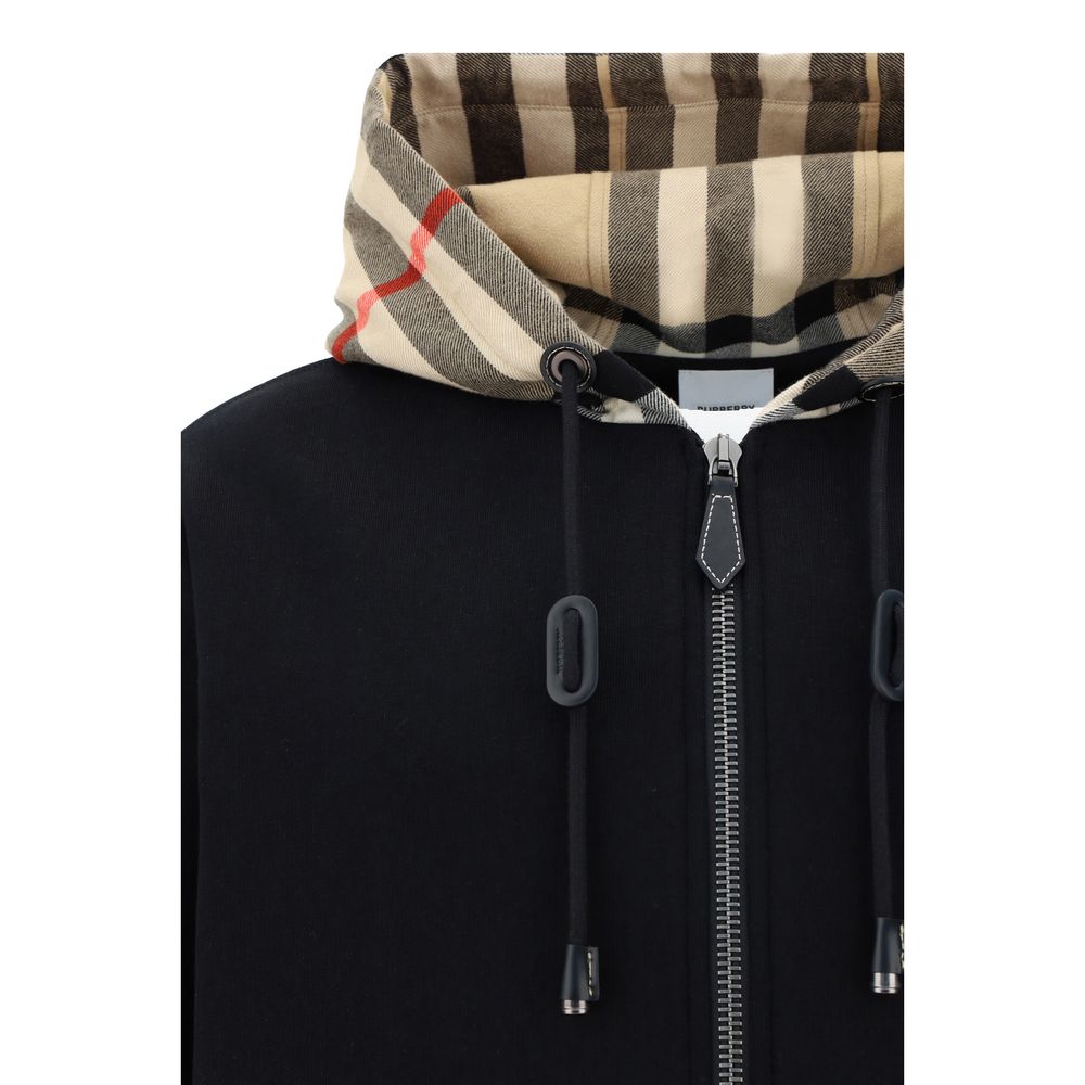 Burberry Schwarzer Baumwoll-Sweatshirt
