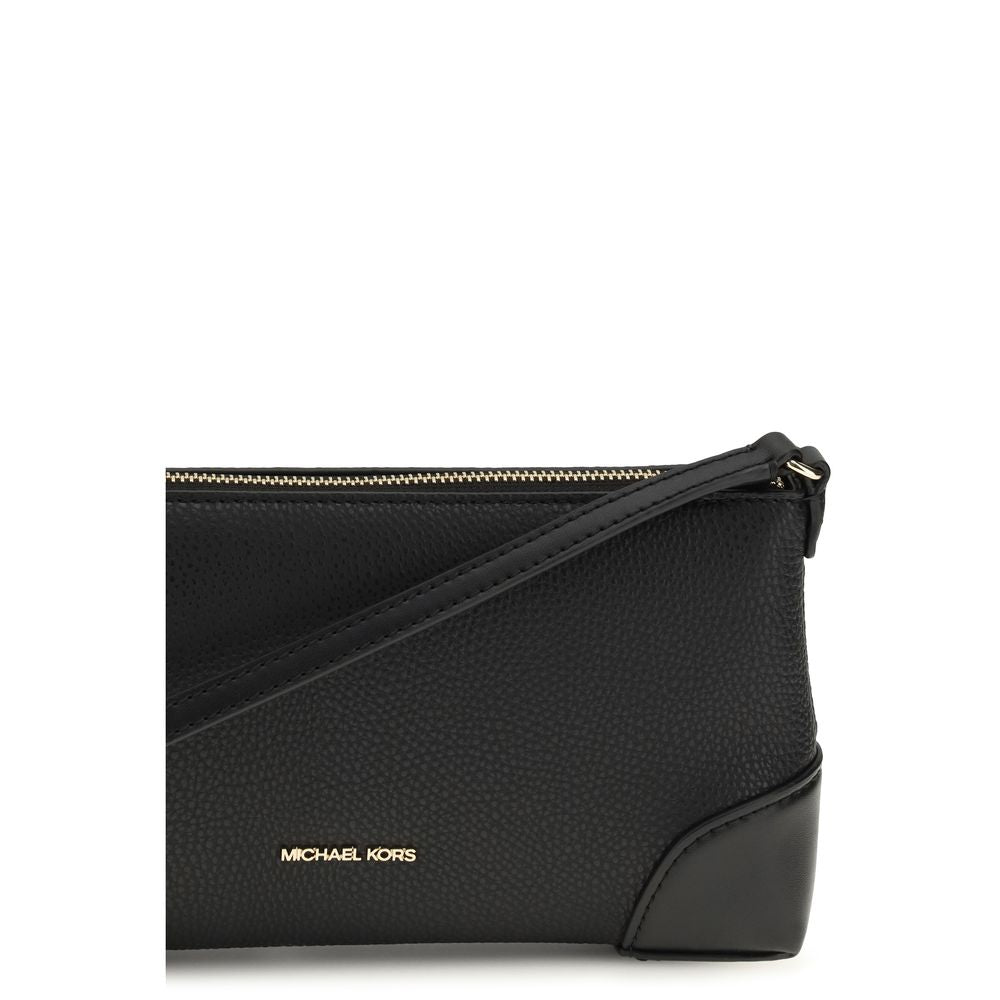 Michael Kors Schwarze Kalbsleder Geldbörse Bos Taurus