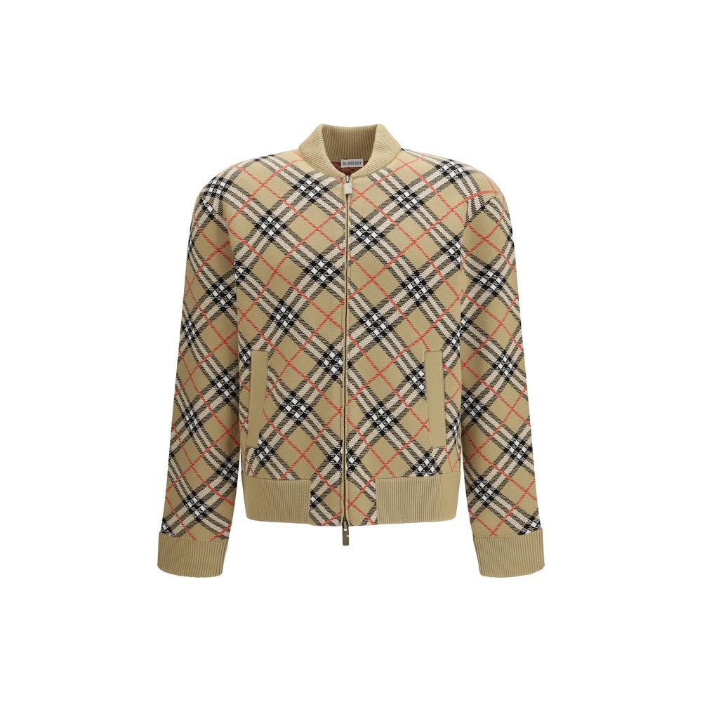 Burberry Beige Woll-Bomberjacke
