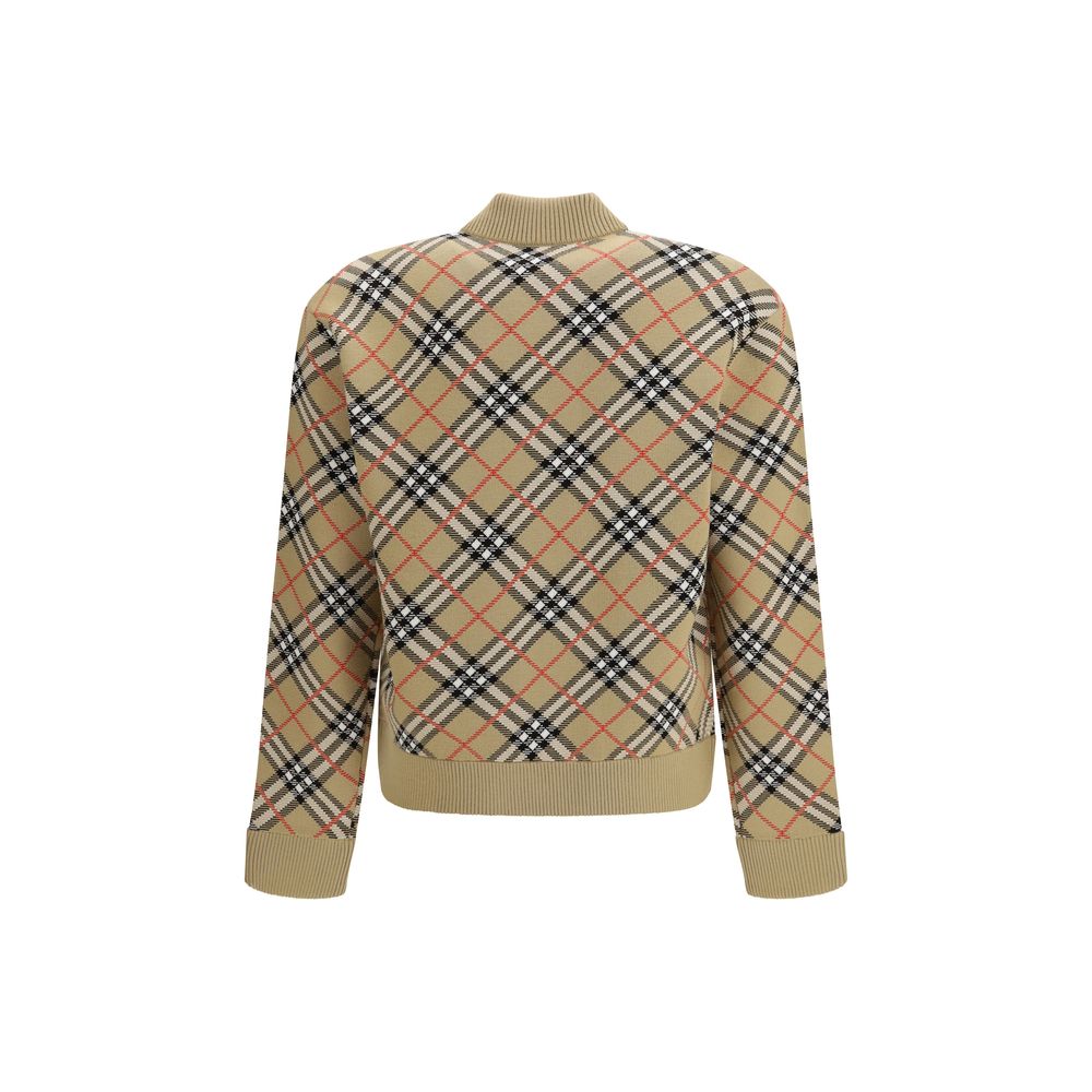 Burberry Beige Woll-Bomberjacke