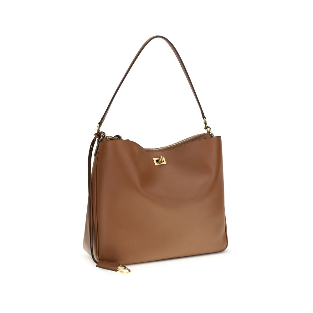 Balenciaga Beige Calf Leather Bos Taurus Schultertasche