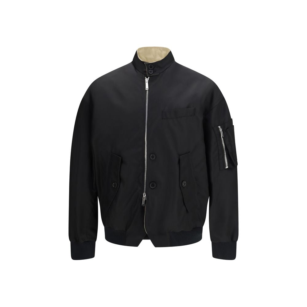 Dsquared² Schwarzer Polyamid-Bomber