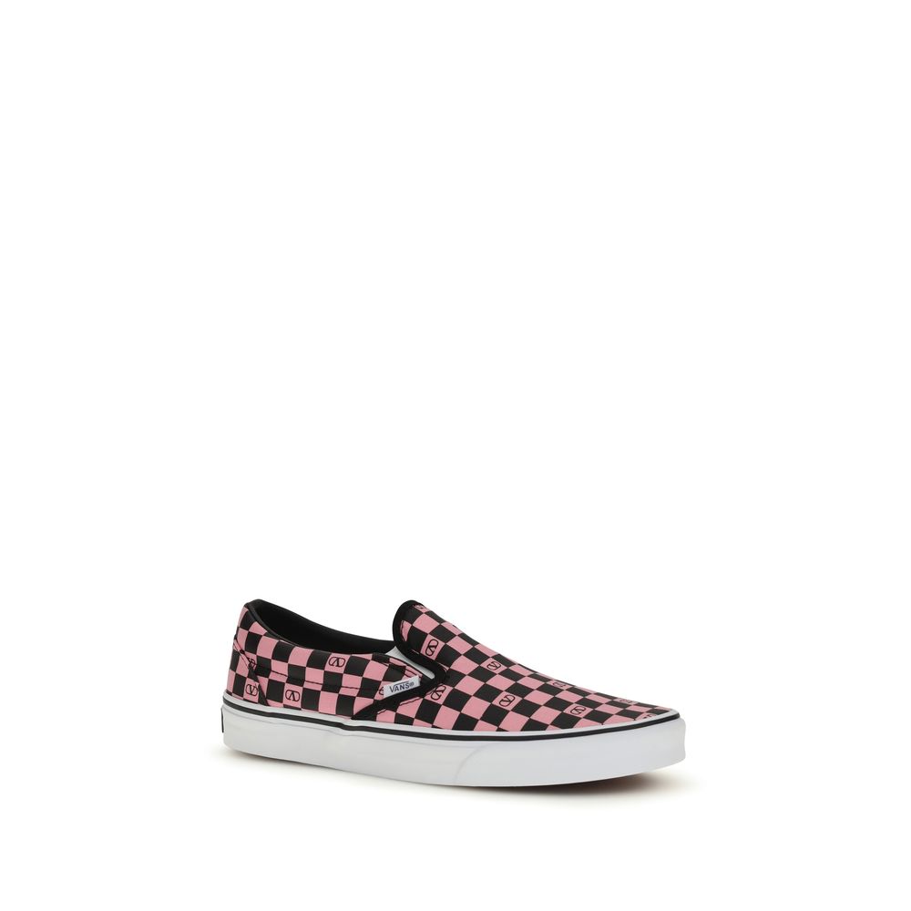 Valentino Garavani Mehrfarbige Low-Top-Sneaker aus Baumwolle