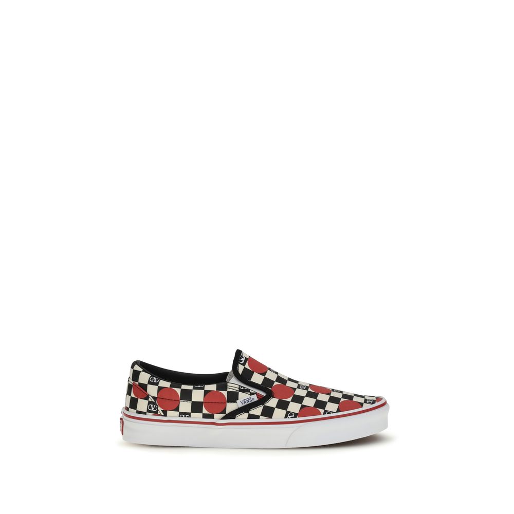 Valentino Garavani Mehrfarbige Low-Top-Sneaker aus Baumwolle