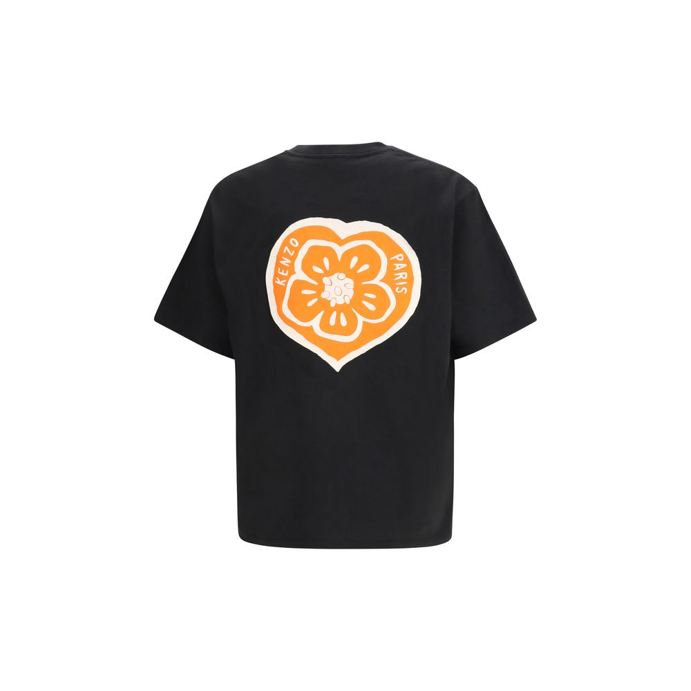Kenzo Schwarzes Baumwoll-T-Shirt