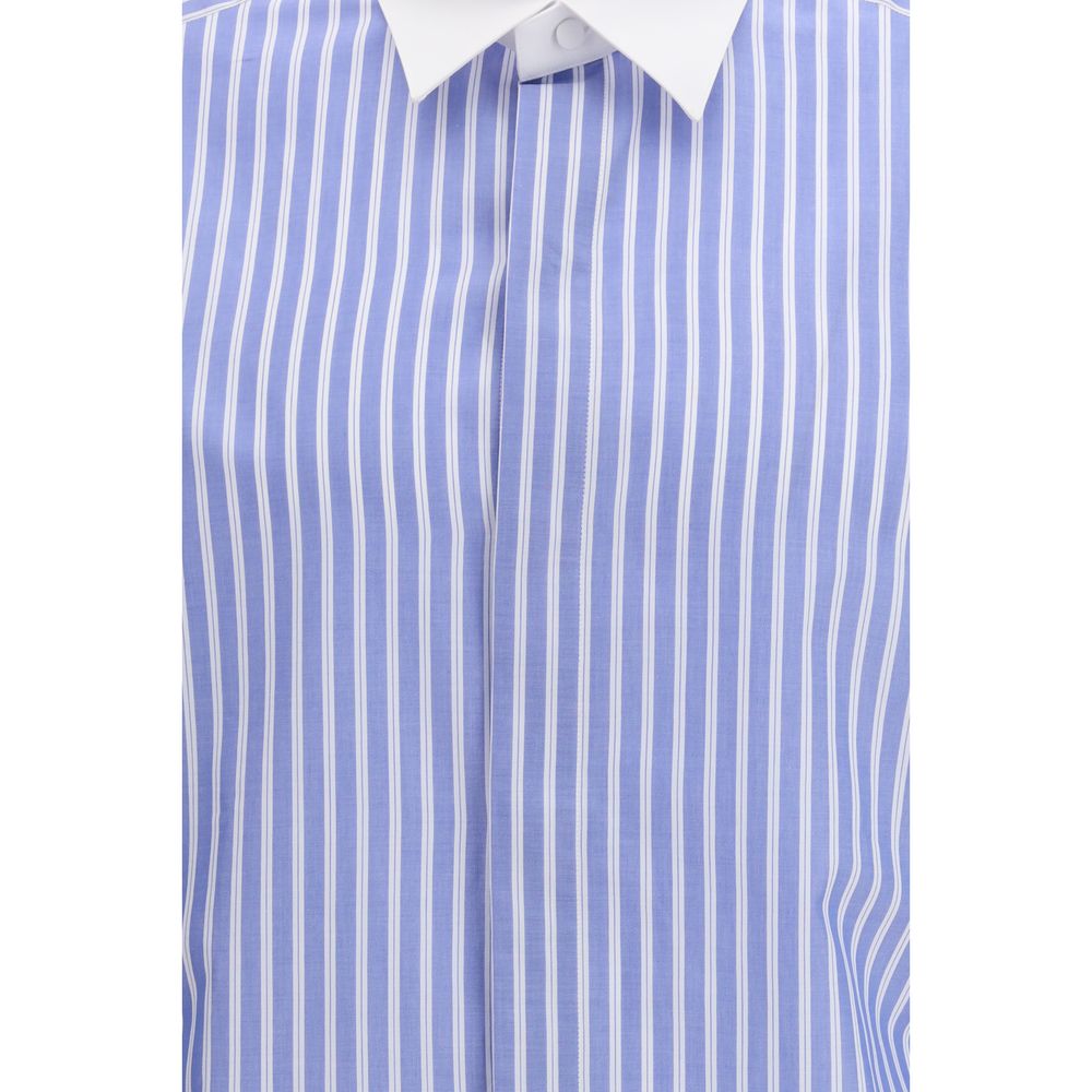 Tom Ford Blaues Baumwollhemd
