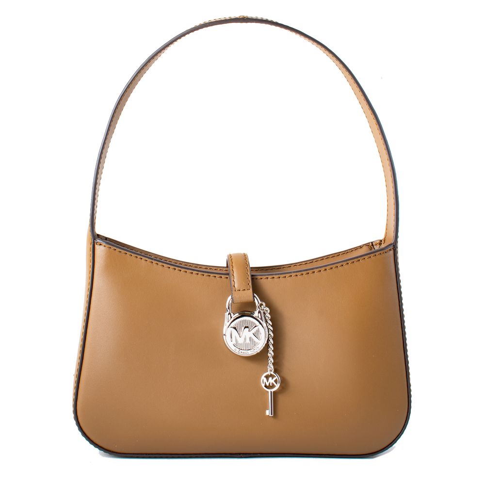 Michael Kors Braune Leder Schultertasche