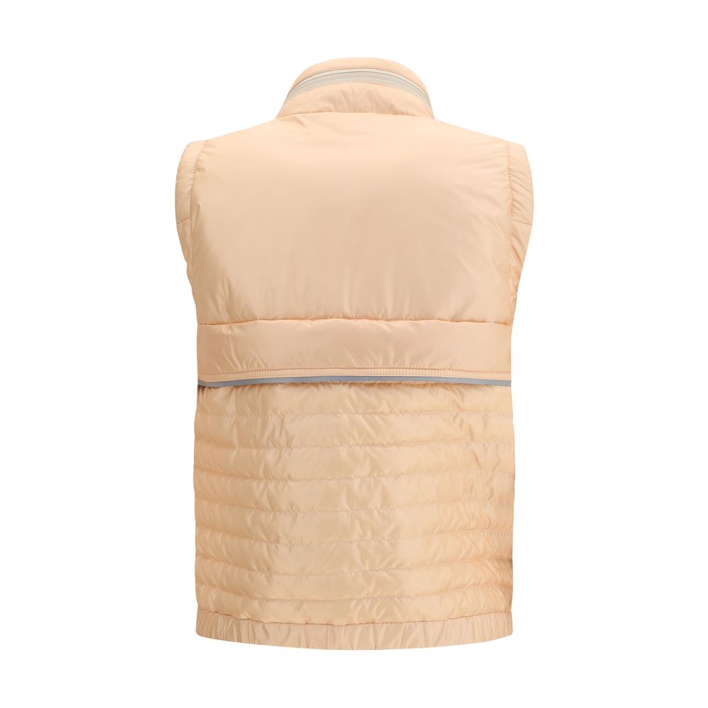 Moncler Grenoble Mehrfarbige ärmellose Jacke aus Polyamid