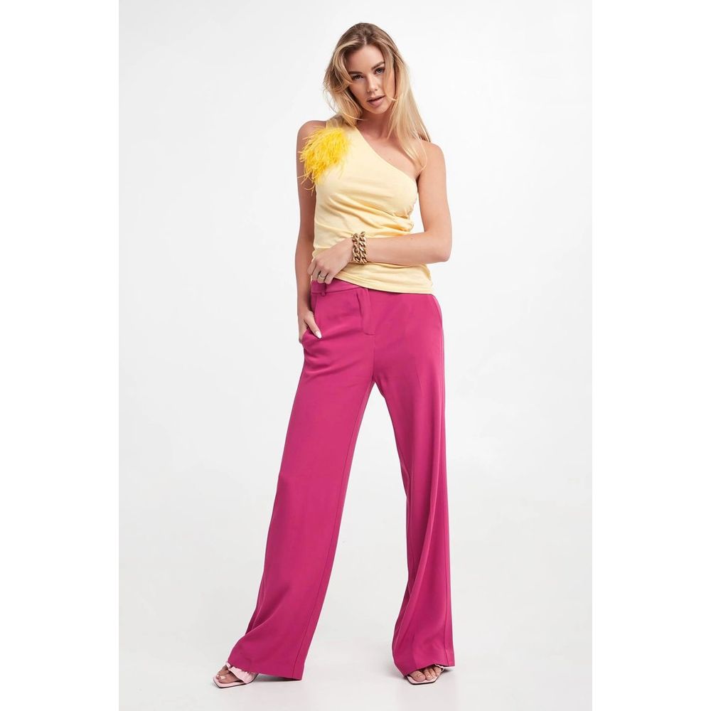 Patrizia Pepe Gelbe Baumwoll-Tanktops