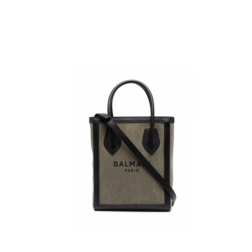 Balmain Zweifarbige Baumwolltasche