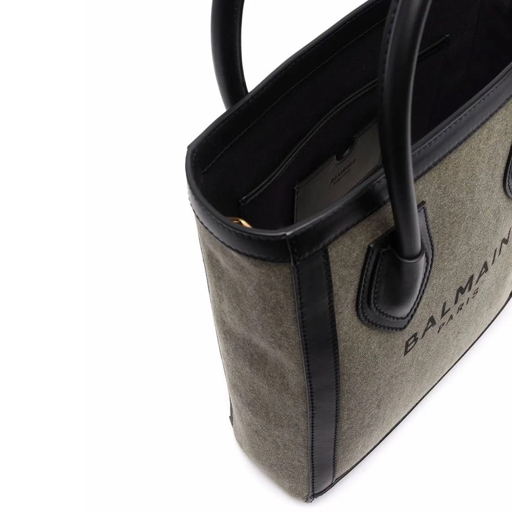 Balmain Zweifarbige Baumwolltasche