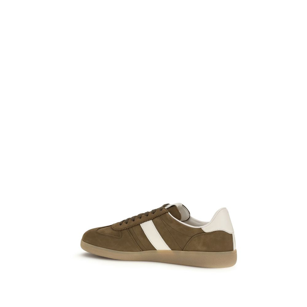 Tom Ford Braune Kalbsleder Bos Taurus Low-Top-Sneaker