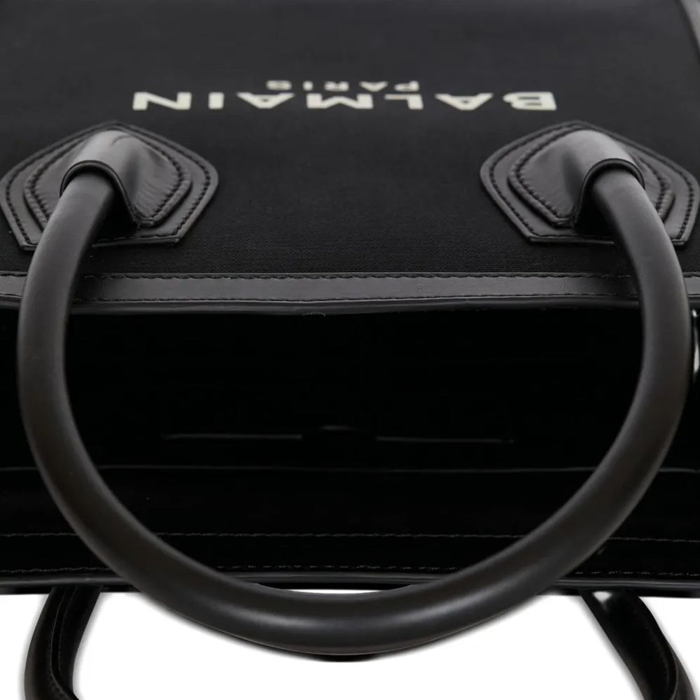 Balmain Schwarze Baumwolltasche