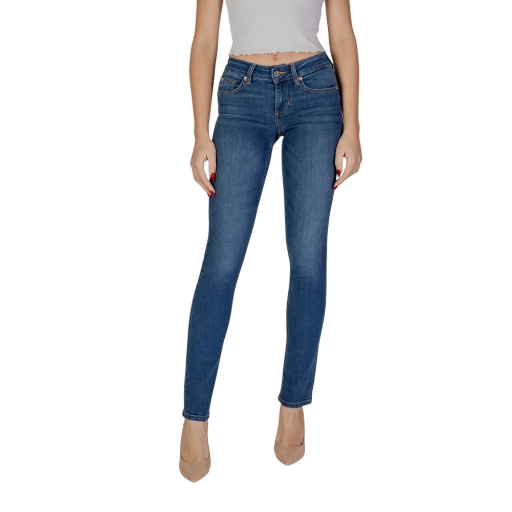 Liu Jo Blaue Baumwoll-Skinny-Jeans