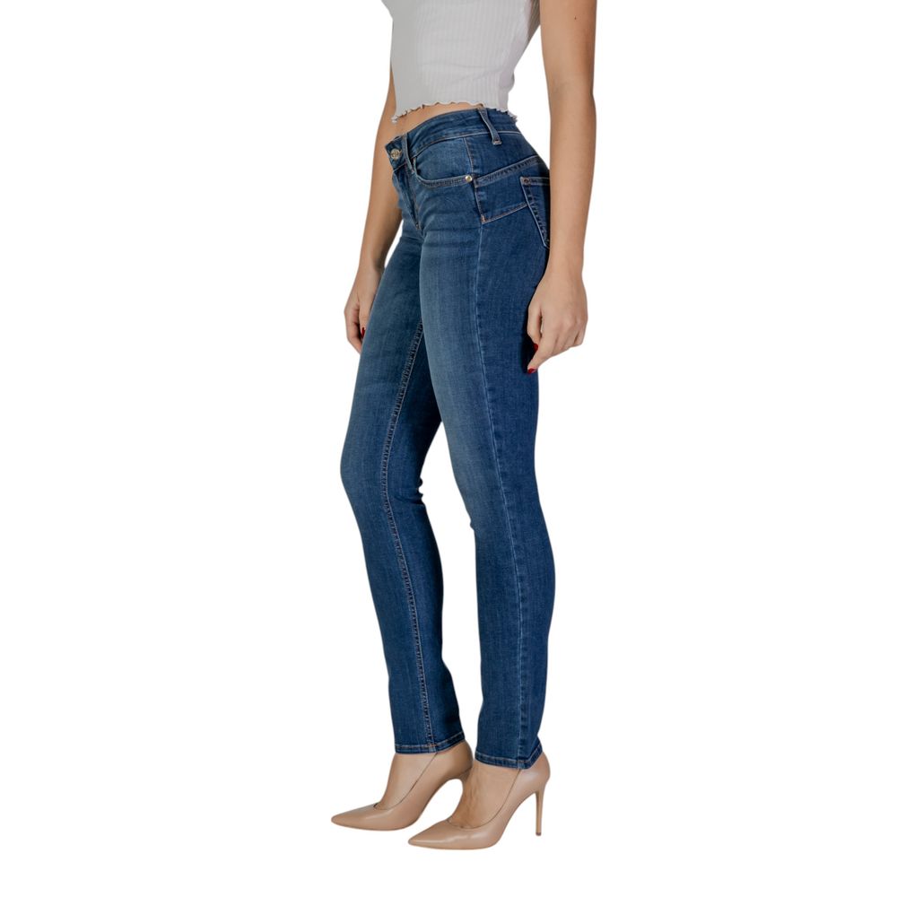 Liu Jo Blaue Baumwoll-Skinny-Jeans