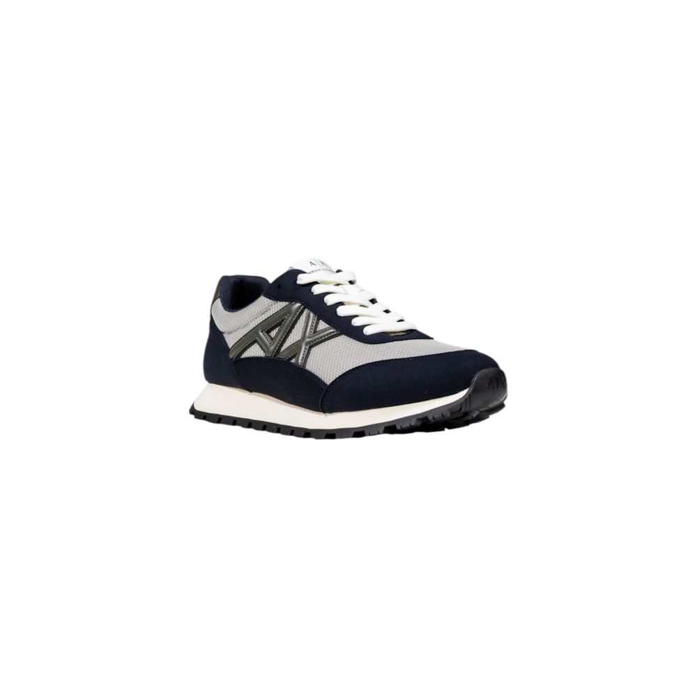 Armani Exchange Zweifarbige Polyester-Sneaker im Athletic-Stil