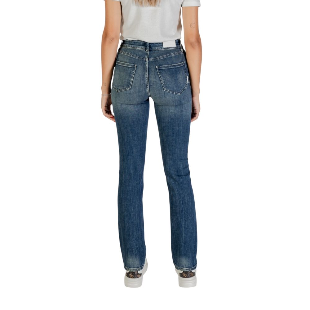 Armani Exchange Blaue Baumwoll-Röhrenjeans