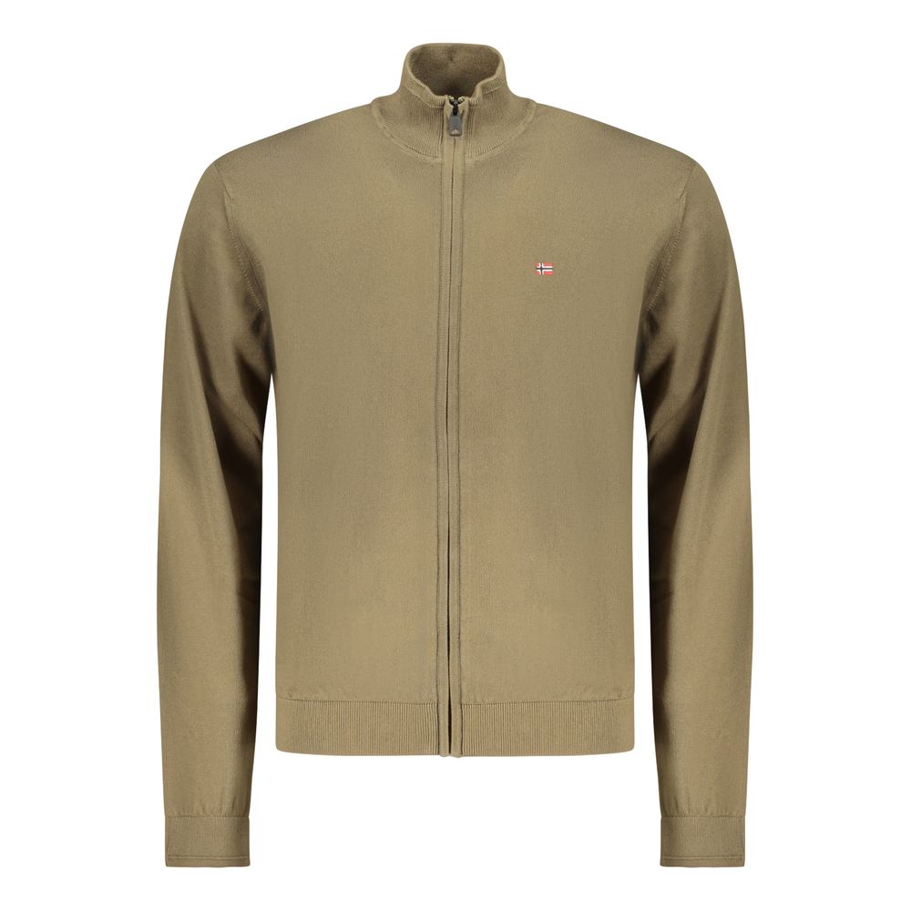 Napapijri Verde Baumwoll-Strickjacke Herren