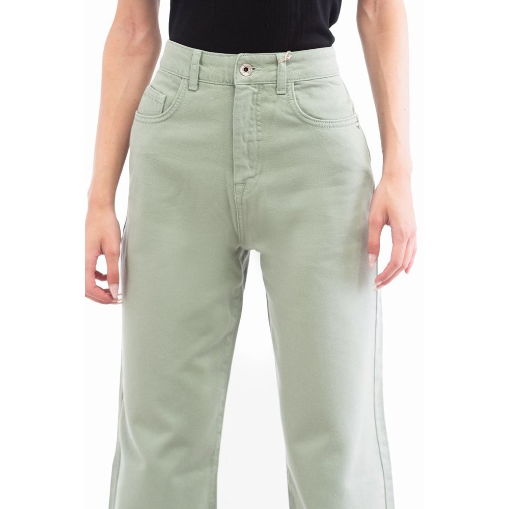 Patrizia Pepe Grüne Baumwoll-Freizeithose
