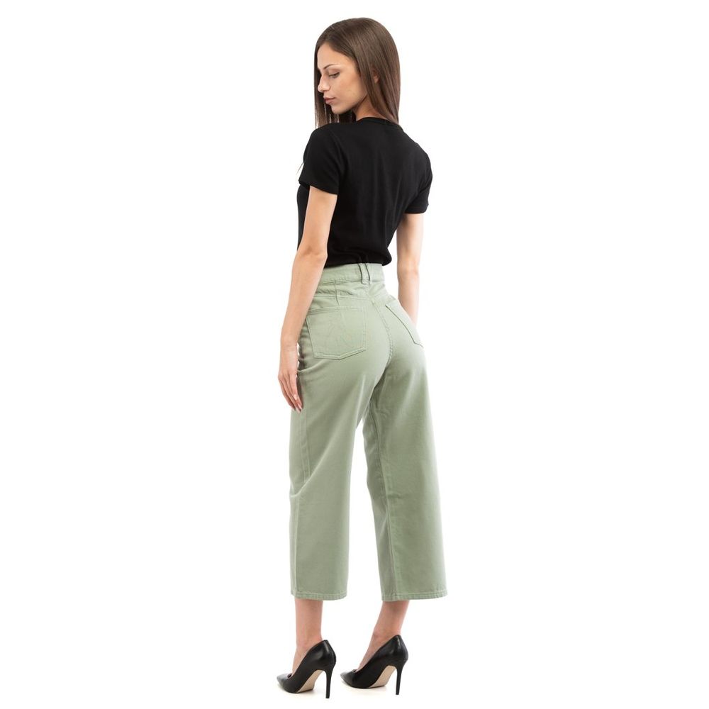 Patrizia Pepe Grüne Baumwoll-Freizeithose
