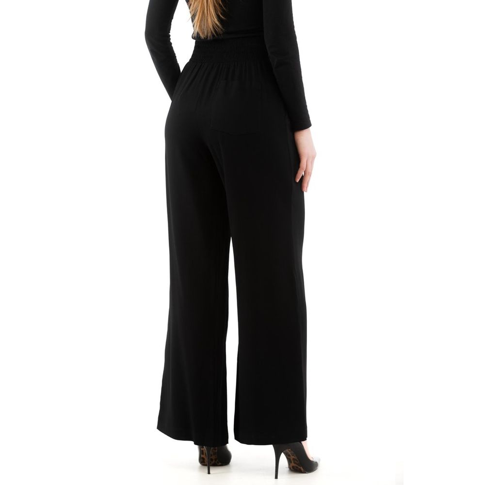 Moschino Schwarze Marabou Casual Hose