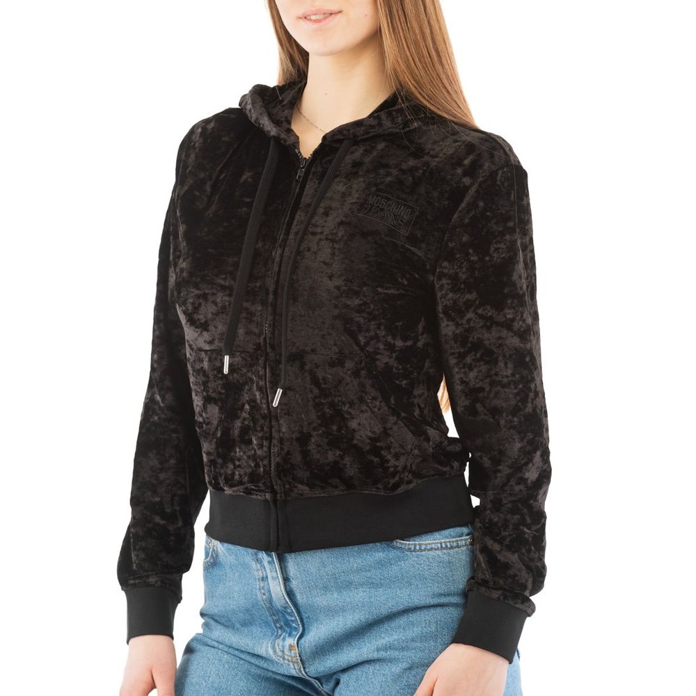 Moschino Schwarzer Pullover aus Polyester