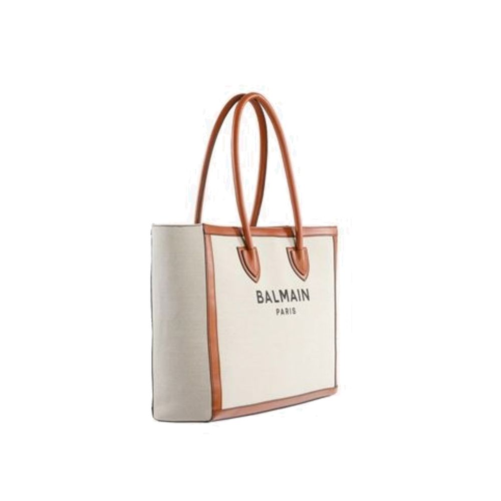 Balmain Beige Baumwolltasche