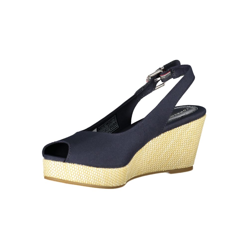 Tommy Hilfiger Damen Sandale aus Polyurethan in Blau