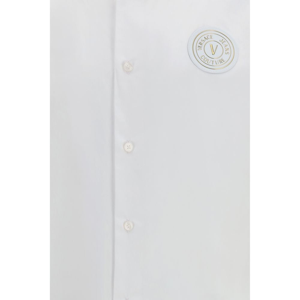 Versace Jeans Weißes Baumwollhemd