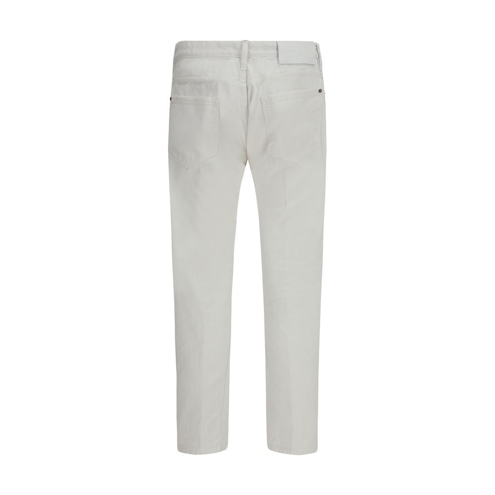 Dsquared² Weiße Slim Fit Jeans aus Baumwolle