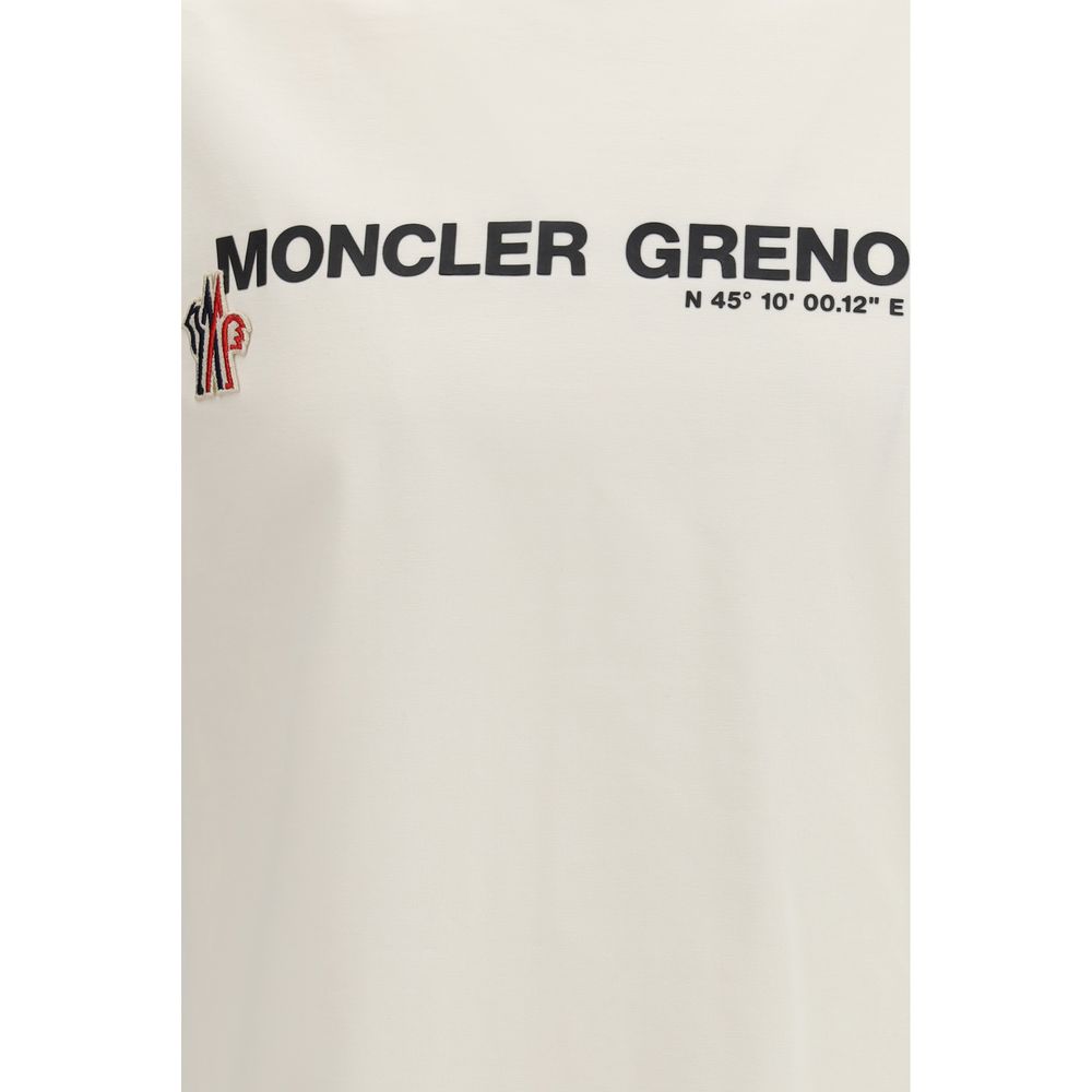 Moncler Grenoble Weißes Baumwoll-T-Shirt