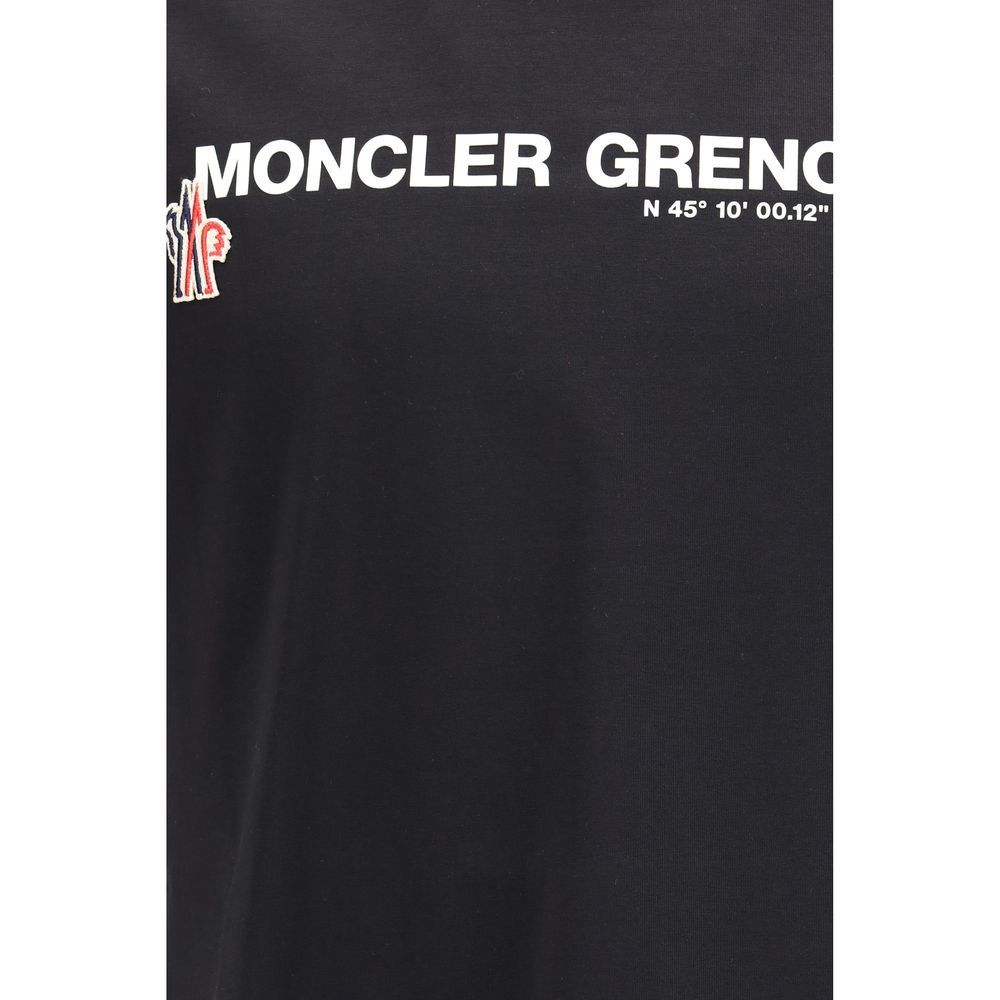 Moncler Grenoble Schwarze Baumwoll-Sportbekleidung