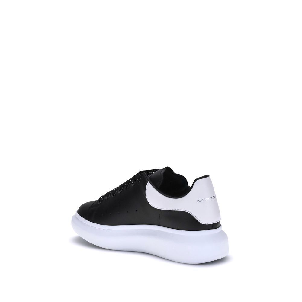 Alexander McQueen Schwarze Bos Taurus Kalbsleder Plateau-Sneaker