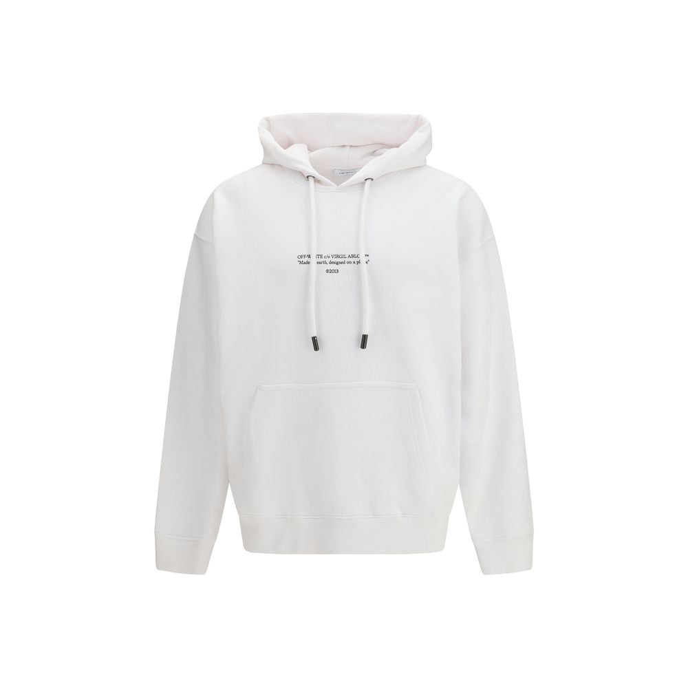 Off-White Weißes Baumwoll-Sweatshirt