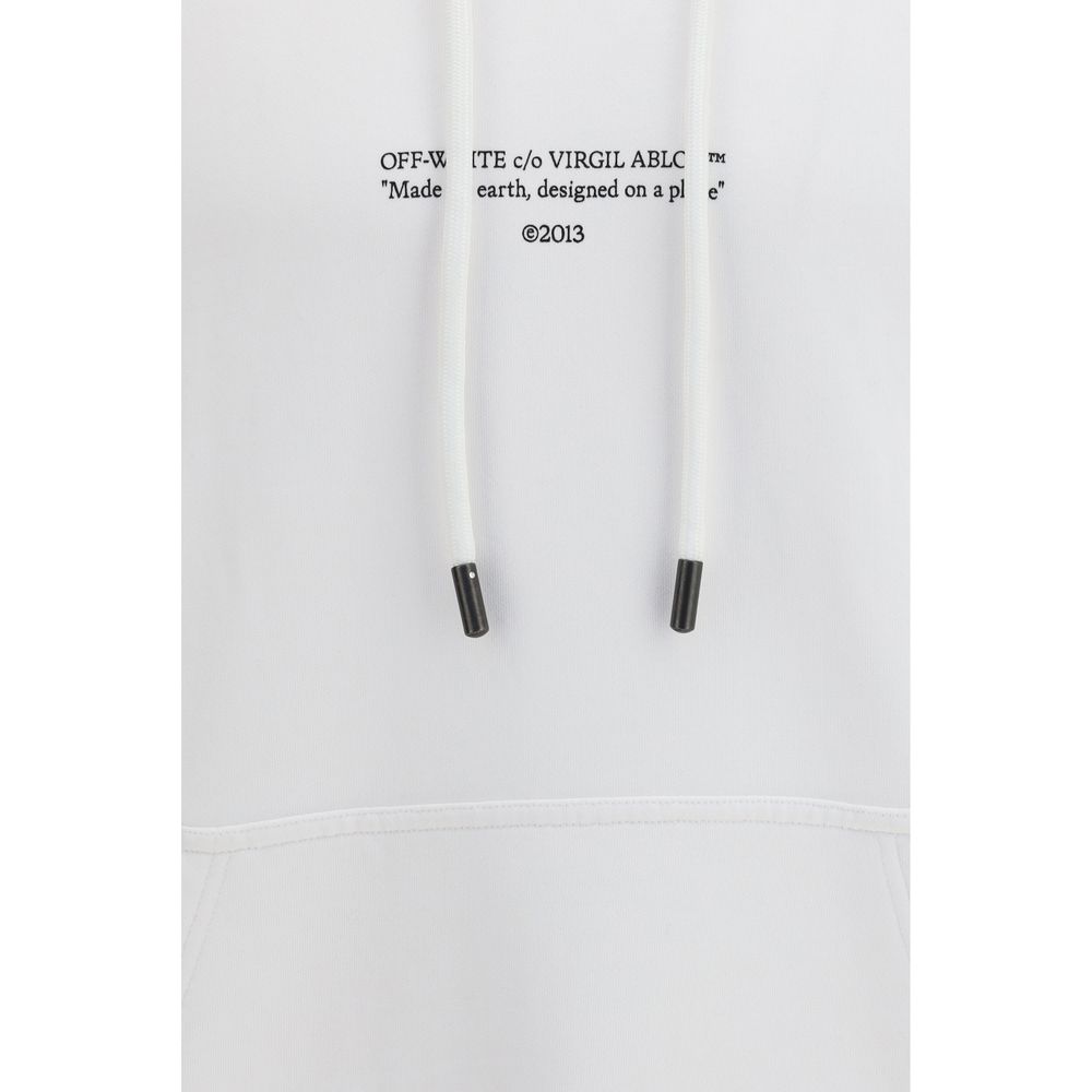 Off-White Weißes Baumwoll-Sweatshirt