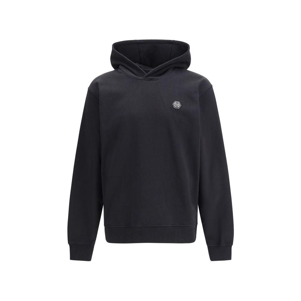 Philipp Plein Schwarzer Baumwoll-Sweatshirt