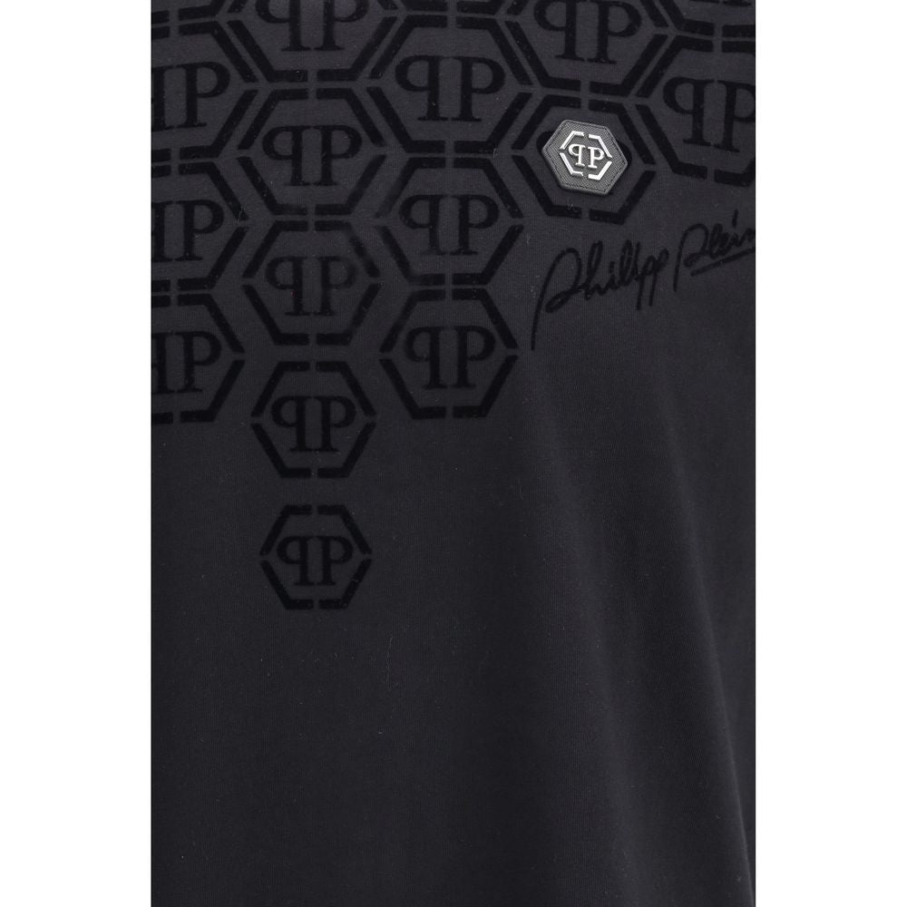 Philipp Plein Schwarze Baumwoll-Sportbekleidung