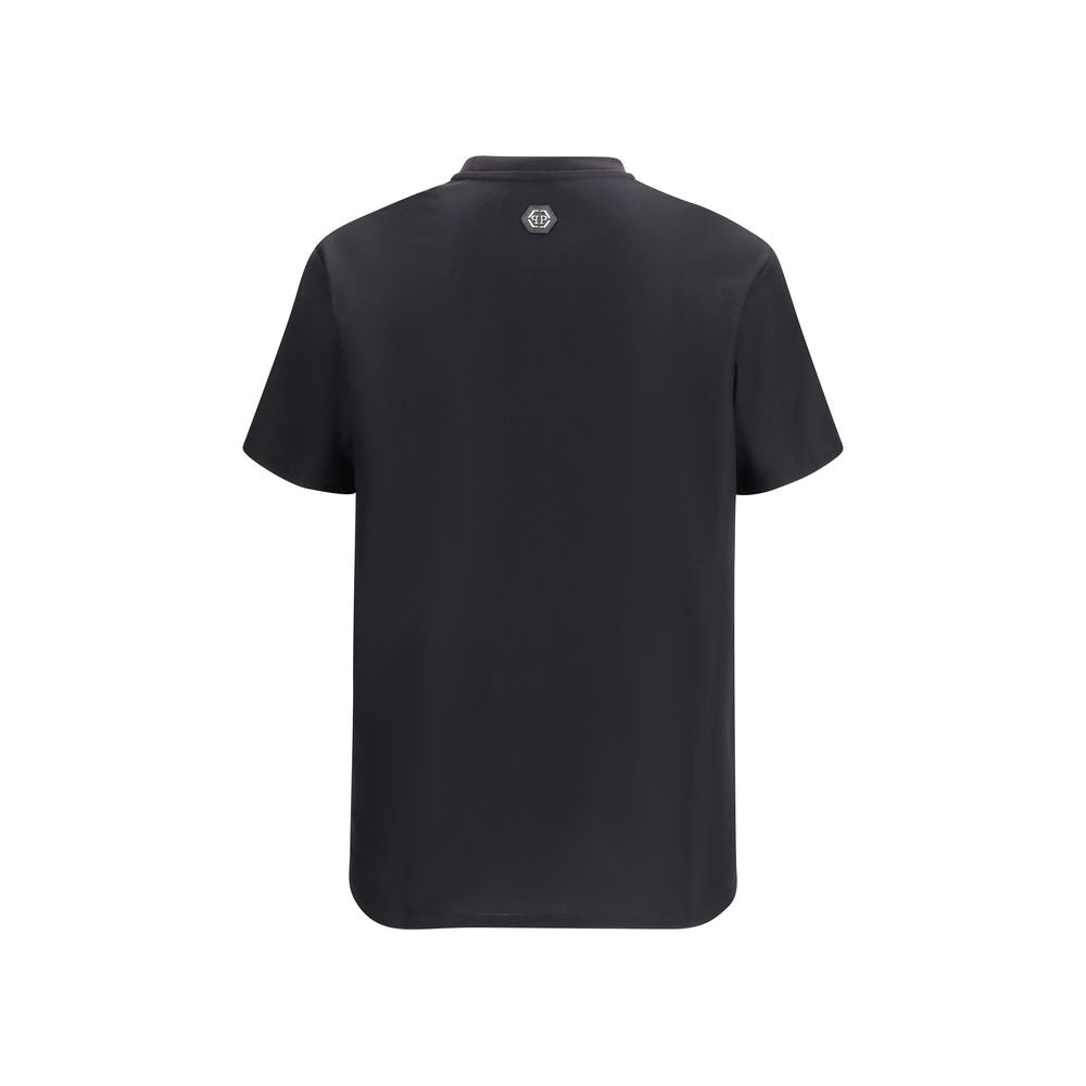 Philipp Plein Schwarzes Baumwoll-T-Shirt