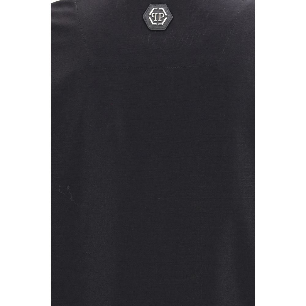 Philipp Plein Schwarzes Baumwoll-T-Shirt