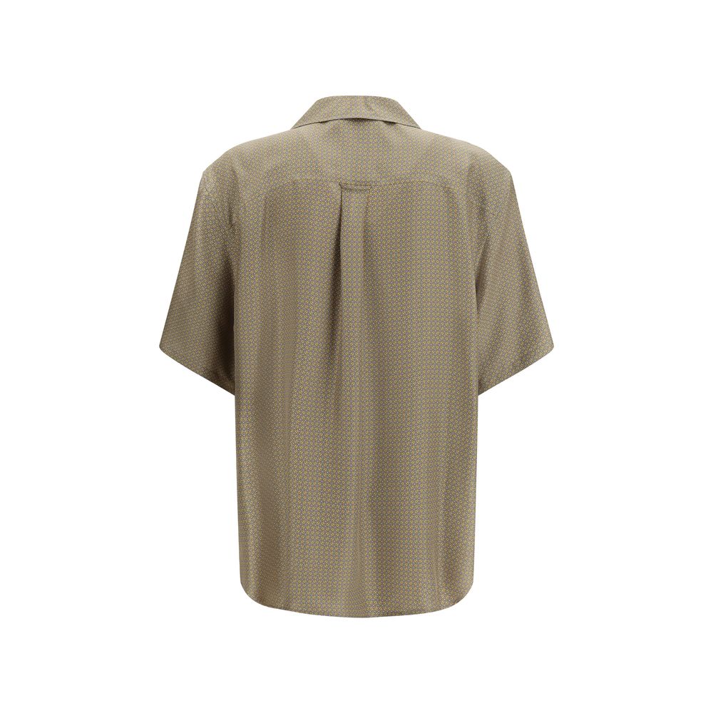Saint Laurent Mehrfarbiges Hemd mit Seidenmuster