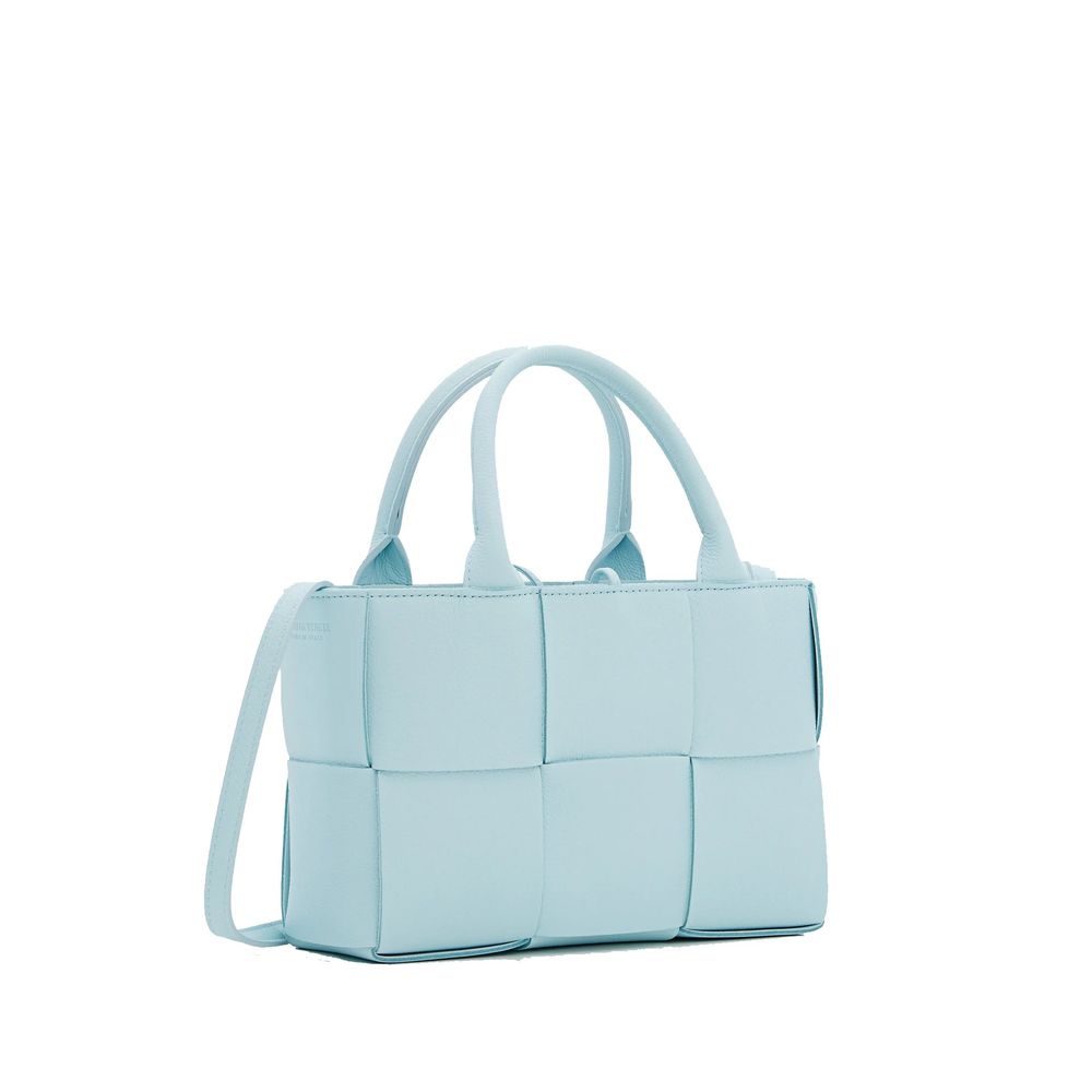 Bottega Veneta Blaue Lammleder-Tragetasche