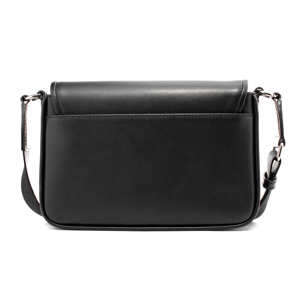 Michael Kors Schwarze Leder Schultertasche